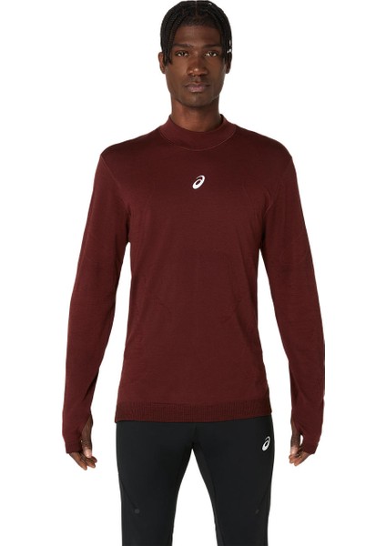 Road Winter Seamless Ls Top Erkek Bordo Beyaz Tshirt 2011D360-200