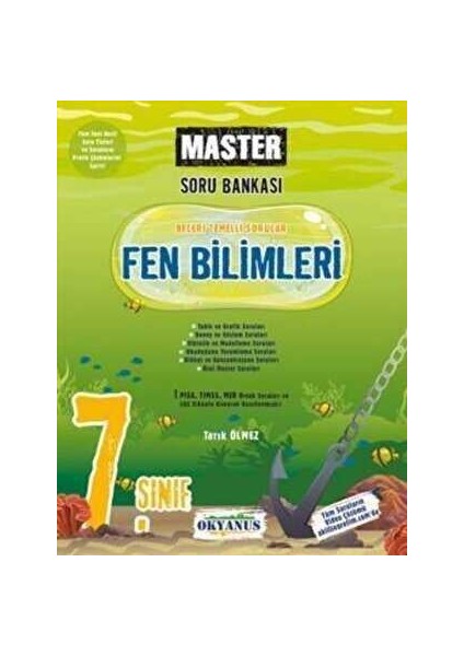 Master 7. Sınıf Fen Bilimleri Soru Bankası – LGS Uyumlu, Güncel Müfredat ve Yeni Nesil Sorular