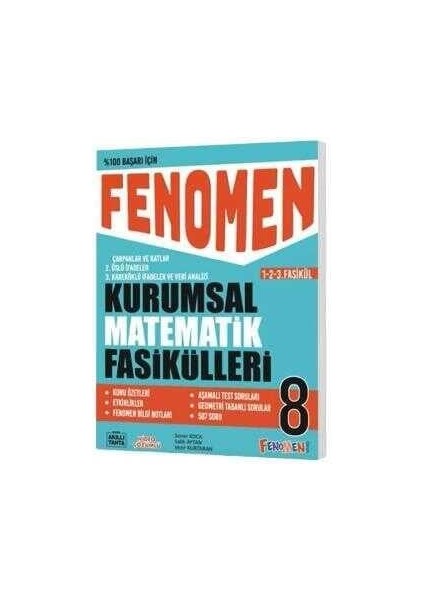 Fenomen Okul Yayınları 8 Kurumsal Matematik Fasikülleri