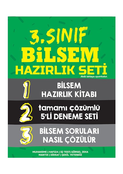Zeki Çocuk Bilsem 3. Sınıf Hazırlık Seti 3 Kitap