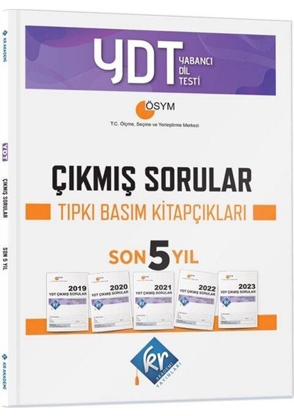 YDT Çıkmış Sorular Son 5 Yıl Tıpkı Basım Fasikülleri