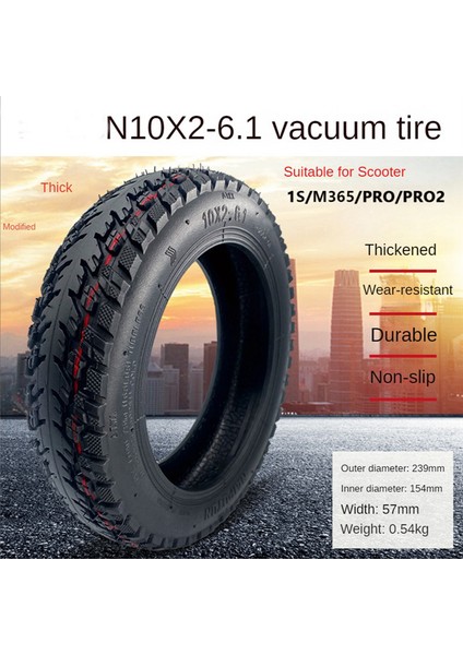 Xiaomi Scooter M365/1S/PRO/PRO2 Modifiye Lastik 10X2-6.1 Vakum Lastik Lastik Pnömatik Lastik (Yurt Dışından) indirimleri