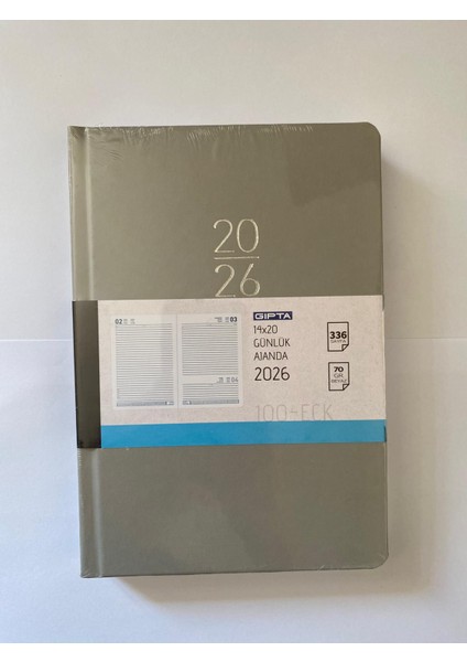14X20 Günlük Ajanda 2026 100-ECK
