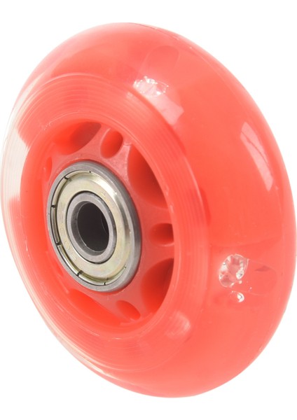 1 Çift 8mm Dia 608ZZ Yatır Sıralı Scooter Paten Paten Tekerleği Kırmızı (Yurt Dışından)