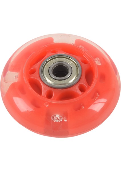 1 Çift 8mm Dia 608ZZ Yatır Sıralı Scooter Paten Paten Tekerleği Kırmızı (Yurt Dışından) modelleri