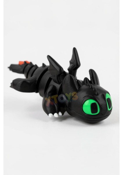 Gecenin Öfkesi Dişsiz Toothless Anahtarlık, Çanta Charmı ve Aksesuarı, Sevgiliye Hediye Hareketli Oyuncak