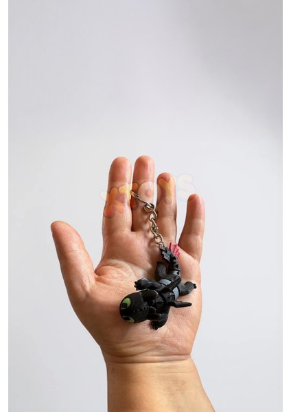 Gecenin Öfkesi Dişsiz Toothless Anahtarlık, Çanta Charmı ve Aksesuarı, Sevgiliye Hediye Hareketli Oyuncak modelleri