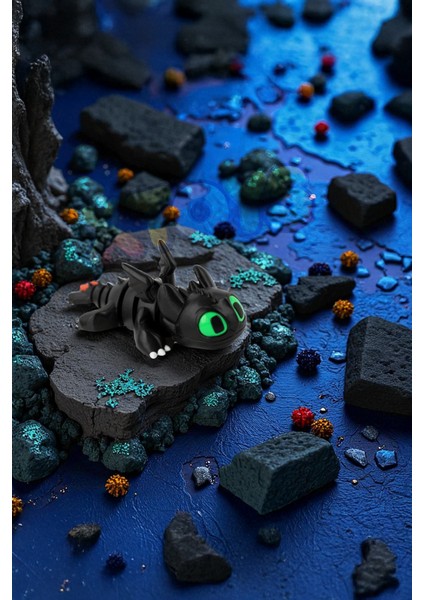 Gecenin Öfkesi Dişsiz Toothless Anahtarlık, Çanta Charmı ve Aksesuarı, Sevgiliye Hediye Hareketli Oyuncak indirimleri