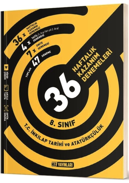 8. Sınıf T.C. İnkılap Tarihi ve Atatürkçülük Haftalık Kazanım Denemeleri