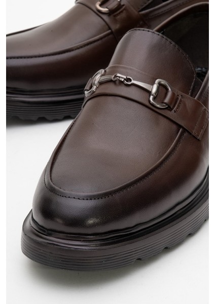 %100 Hakiki Deri, Kalın Tabanlı, Iç Dış Deri Erkek Ayakkabı