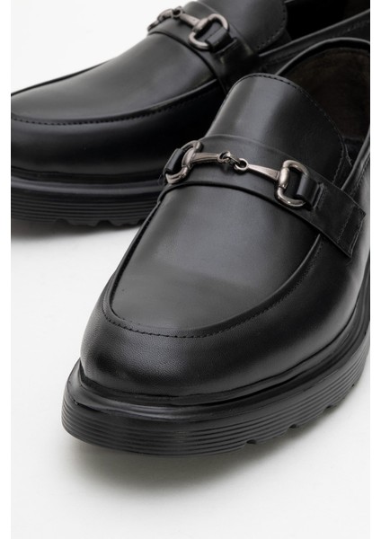 %100 Hakiki Deri, Kalın Tabanlı, Iç Dış Deri Erkek Ayakkabı