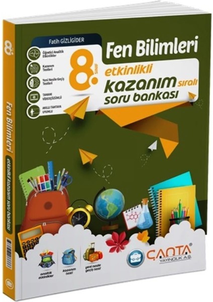 8. Sınıf Fen Bilimleri Etkinlikli Kazanım Soru Bankası