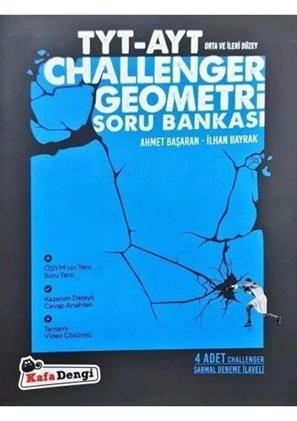 TYT Challenger Geometri Soru Bankası (Tümü Video Çözümlü)