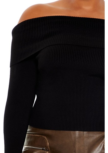 Plus Size Madonna Yaka Kazak indirimleri