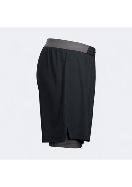 Core Bermuda Siyah Erkek Spor Taytlı Şort 104194 modelleri