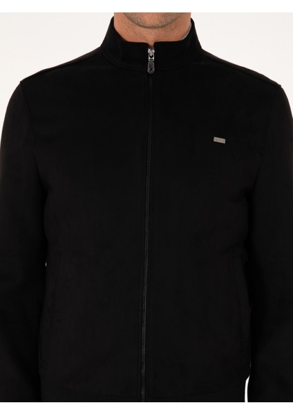 Erkek Siyah Suni Deri Mont 50314747-VR046