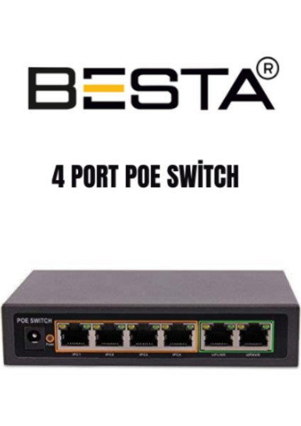4 Port Poe Switch 10/100 BS-420F fiyatları