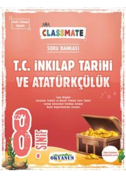 8. Sınıf Classmate T. C. İnkılap Tarihi Ve Atatürkçülük Soru Bankası