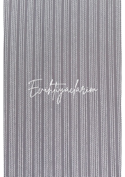 Sıralı Çelik Keten Salon ve Misafir Odalarına Uygun 1/2 Seyrek Pileli Ütü Istemeyen Tül Perde