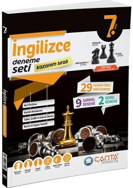 2025 7. Sınıf Ingilizce Kazanım Sıralı Deneme Seti