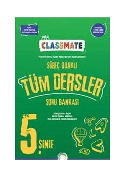 Okyanus 5. Sınıf Classmate Süreç Odaklı Tüm Dersler Soru Bankası