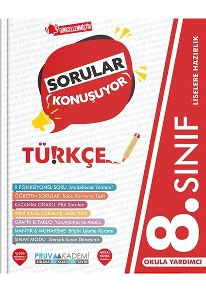 8. Sınıf Türkçe Sorular Konuşuyor Soru Bankası