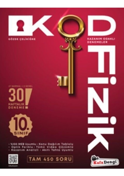 10.Sınıf Kod Fizik Kazanım Odaklı Denemeleri