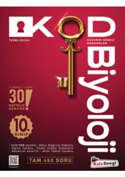 10.Sınıf Kod Biyoloji Kazanım Odaklı Denemeleri