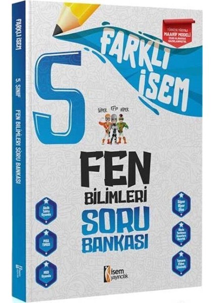 Farklı Isem 5. Sınıf Fen Bilimleri Soru Bankası Isem Yayıncılık