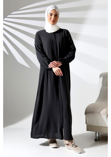 Ihvan Elit Kumaş Siyah Aveze Ferace fiyatları