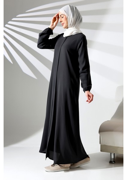 Ihvan Elit Kumaş Siyah Aveze Ferace modelleri