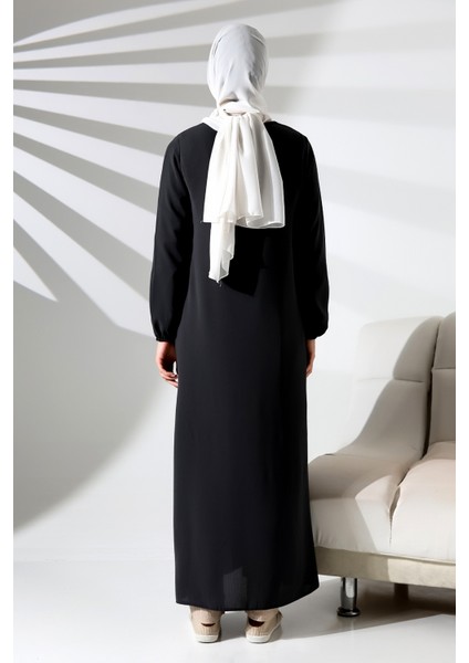 Ihvan Elit Kumaş Siyah Aveze Ferace indirimleri