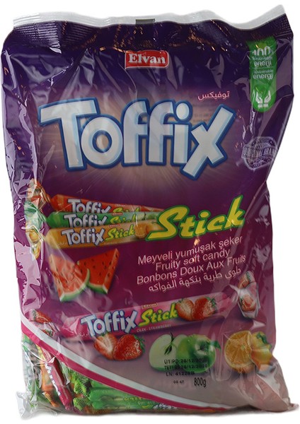 Toffix Stick Meyveli Mix Şeker 800 Gr. (1 Poşet) fiyatları