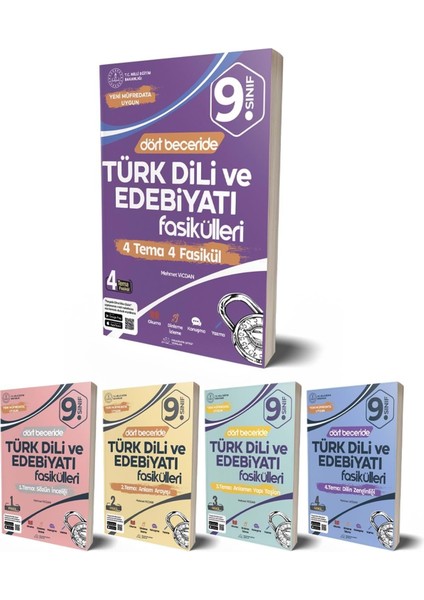 9. Sınıf Dört Beceride Türk Dili ve Edebiyatı Fasikülleri