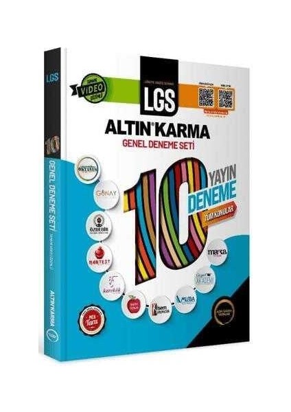 2024 LGS 8. Sınıf 10 Farklı Yayın 10 Deneme Tüm Konular Sorular Tamamı Video Çözümlü