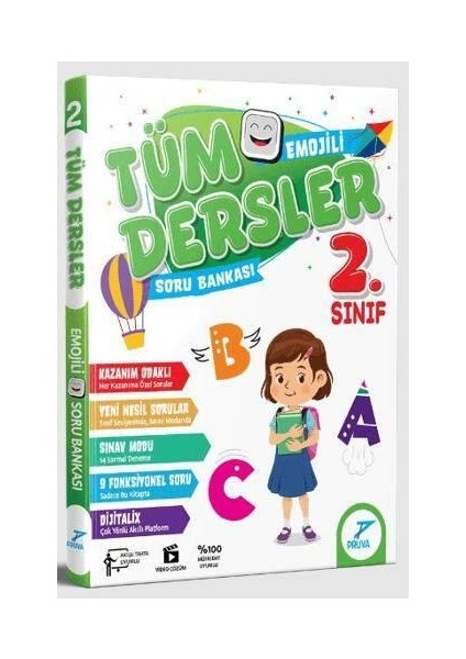 2. Sınıf Tüm Dersler Emojili Soru Bankası