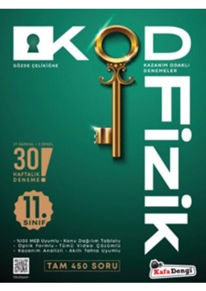 11. Sınıf Kod Fizik Haftalık Sarmal Deneme