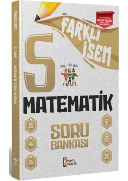 2025 Farklı İsem 5. Sınıf Matematik Soru Bankası