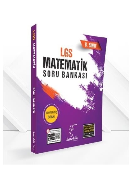 8. Sınıf LGS Matematik Soru Bankası Ciltsiz 352 Sayfa Eğitim Seti Karekök Yayıncılık