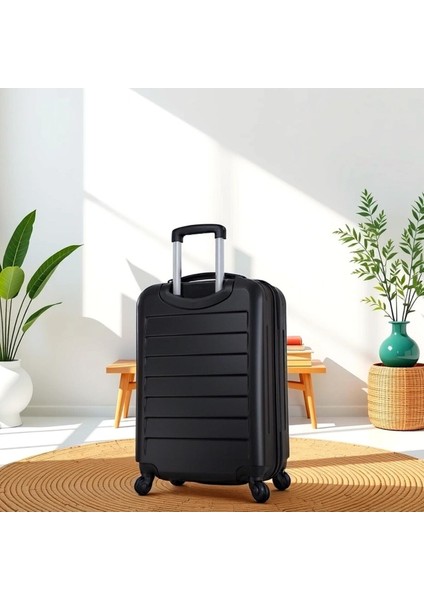 Ruby Seri Kabin Boy Valiz 57x34x25 cm ABS Darbeye Dayanıklı Şifreli Kilitli 360° Döner Tekerlek indirimleri