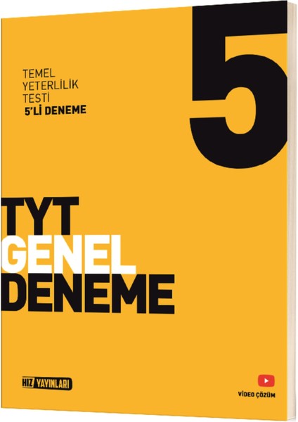 2025 Tyt 5 Li Genel Deneme