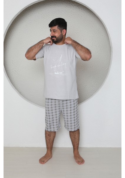 Erkek Baskılı Pijama Takımı