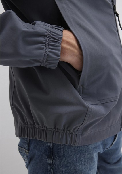 0110643-80776 Kapüşonlu Lacivert Ceket