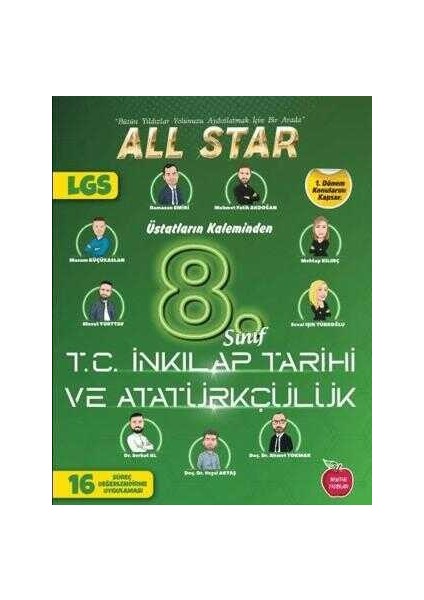 (Sınıf: 8) İnkılap Tarihi 1.dönem 10 Süreç Değerlendirme Denemesi