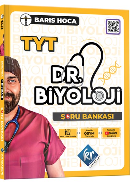 Dr. Barış Hoca Biyoloji Soru Bankası TYT MSÜ Uyumlu Üniversite Hazırlık Kitabı Seti