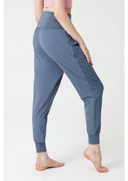 Antrasit Beli Lastikli Şalvar Görünümlü Eşofman Altı fiyatları