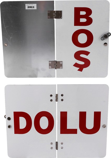 Adr Metal Boş- Dolu Uyarı Levhası 40X30 cm Reflektörlü Parlayan Katlanır Uyarı Levha 1 Adet