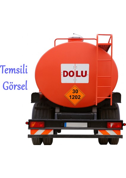 Adr Metal Boş- Dolu Uyarı Levhası 40X30 cm Reflektörlü Parlayan Katlanır Uyarı Levha 1 Adet fırsatları