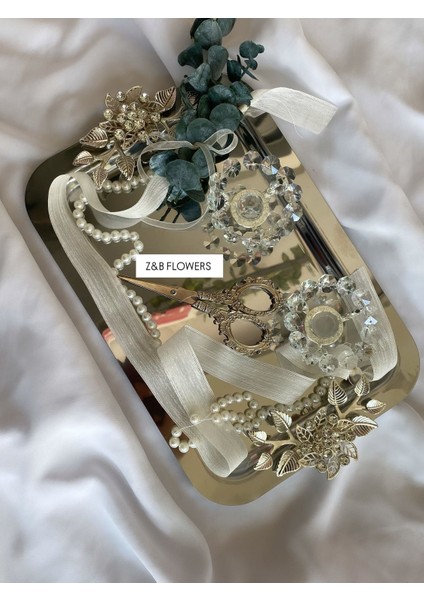 Nişan Tepsisi Gümüş Tepsi Söz Tepsisi Damat Fincan Seti