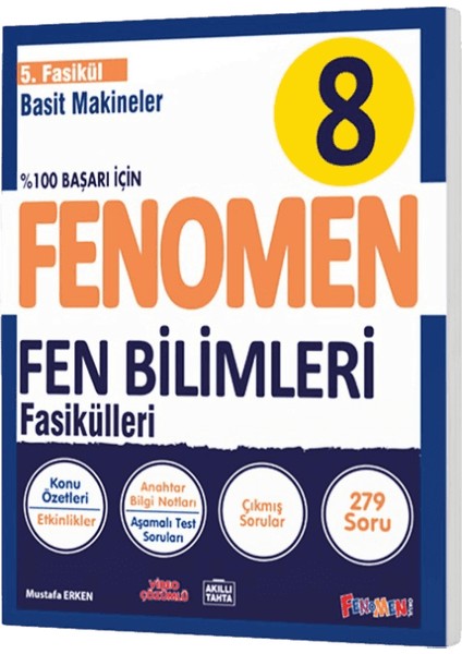 Fenomen Okul 8. Sınıf Fen Bilimleri 5. Fasikül Basit Makineler